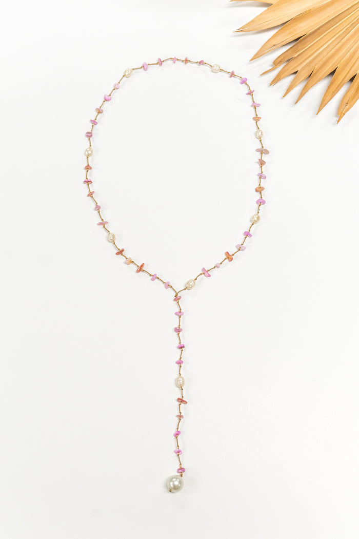 Sedona Stone & Pearl Necklace | Shop Bali Queen