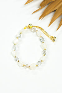 Beach Pebbles Stone & Crystal Bracelet | Shop Bali Queen