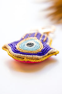 Hamsa Evil Eye Keychain | Shop Bali Queen