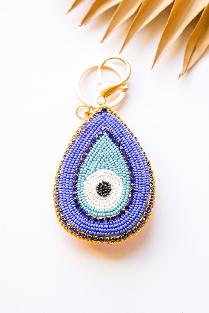 Evil Eye Teardrop Keychain | Shop Bali Queen