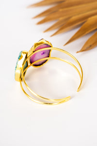 Dasha Agate Druzy Cuff | Shop Bali Queen
