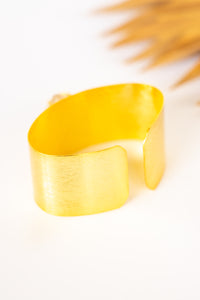 Dasha Crystal Golden Cuff | Shop Bali Queen