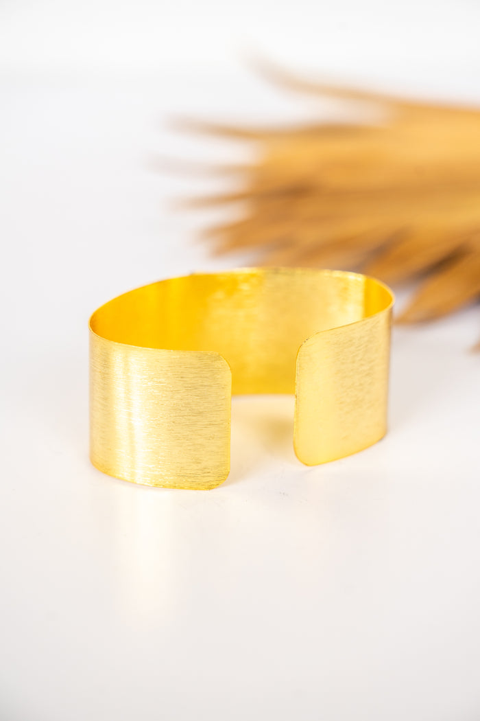 Dasha Hematite Golden Cuff | Shop Bali Queen