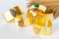 Dasha Hematite Golden Cuff | Shop Bali Queen