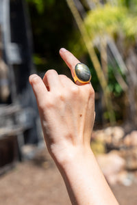 Dasha Labradorite Ring | Shop Bali Queen
