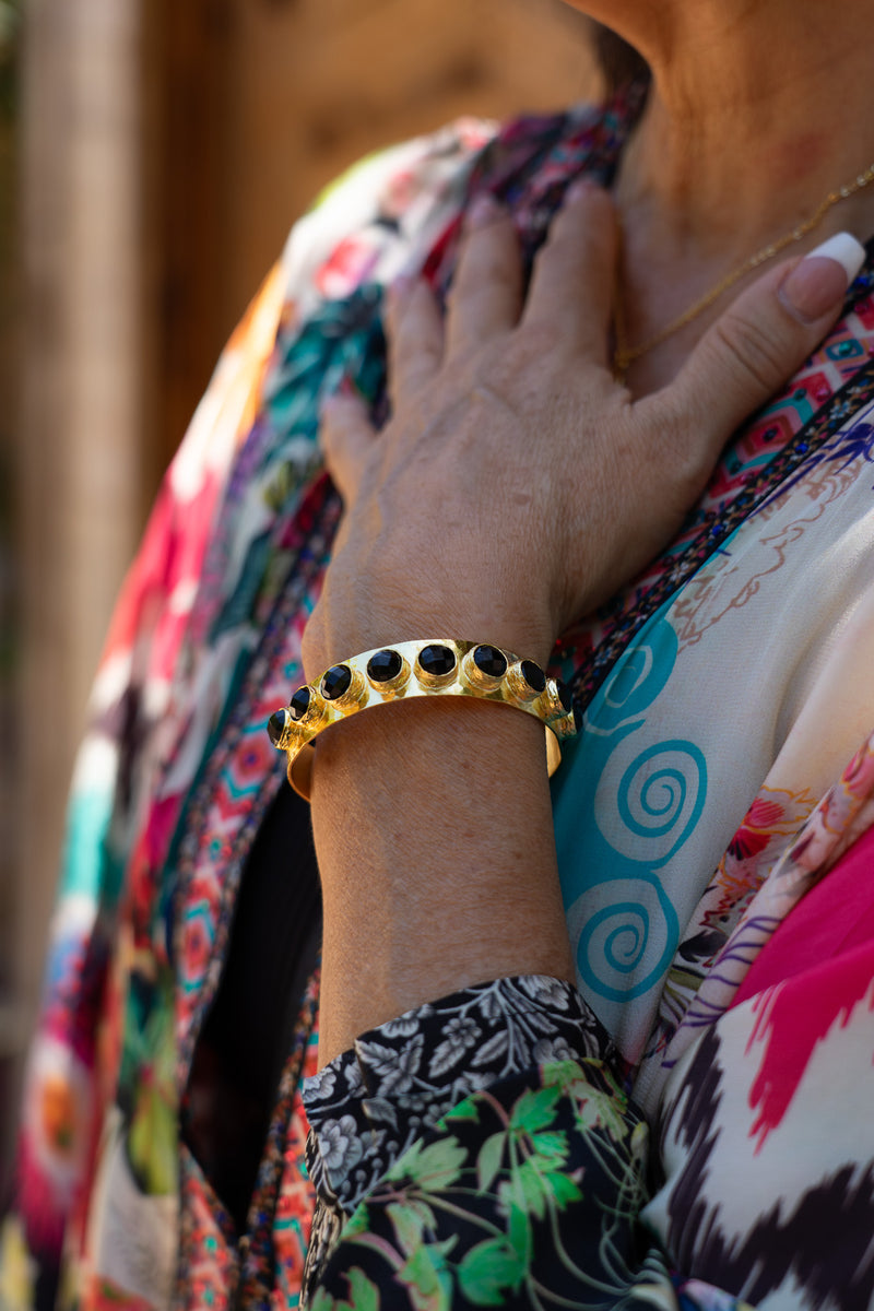 Dasha Aurora Gem Cuff | Shop Bali Queen