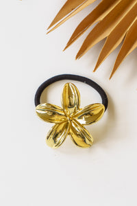 Golden Plumeria Hair Tie | Shop Bali Queen