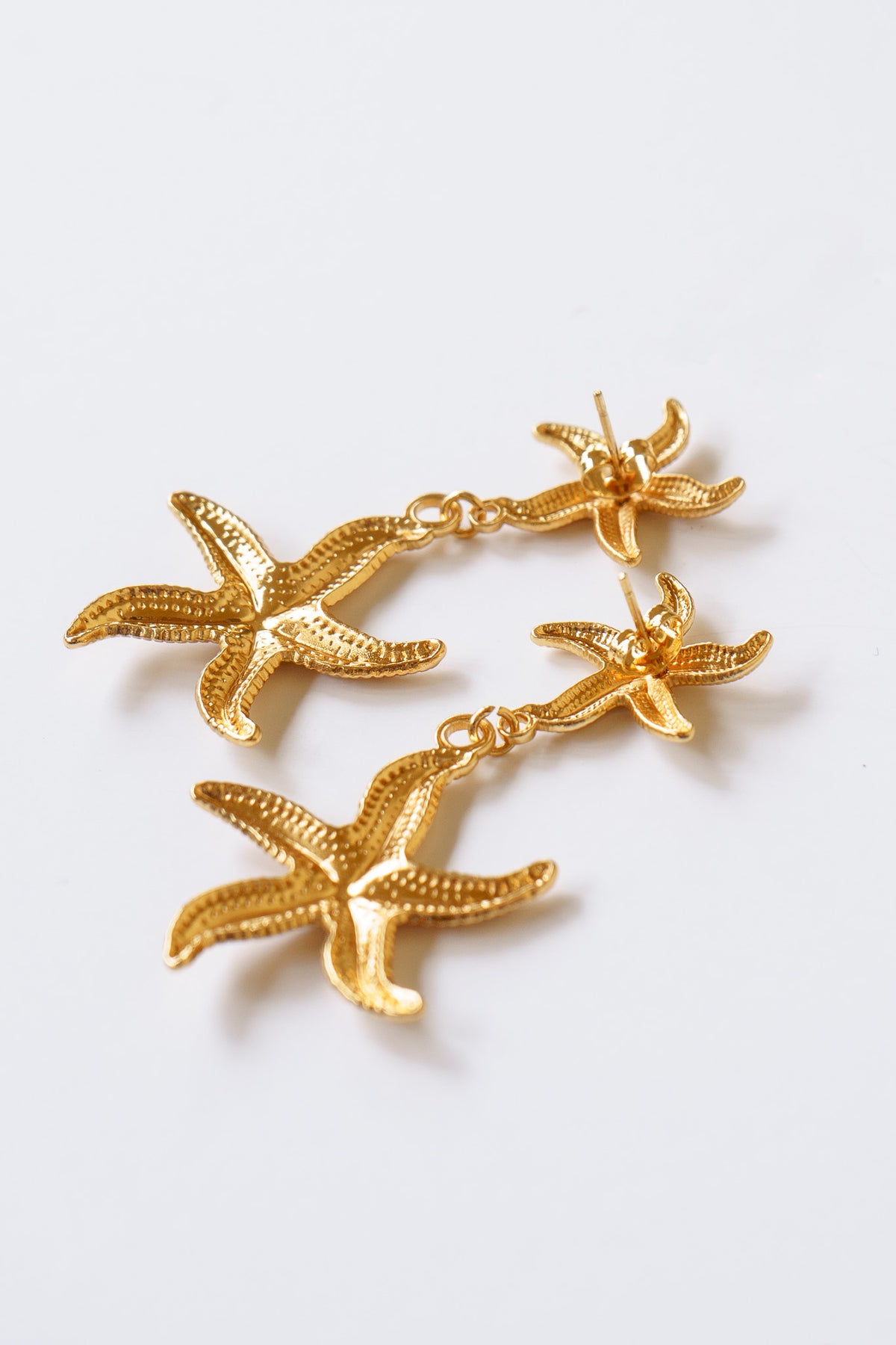 Golden Starfish Drop Earring | Shop Bali Queen