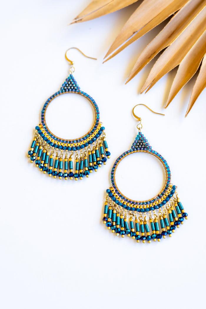 Lg Round Thai Chandelier Earrings | Shop Bali Queen