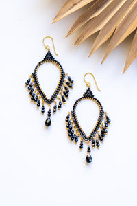 Thai Crystal Teardrop Chandelier Earrings | Shop Bali Queen