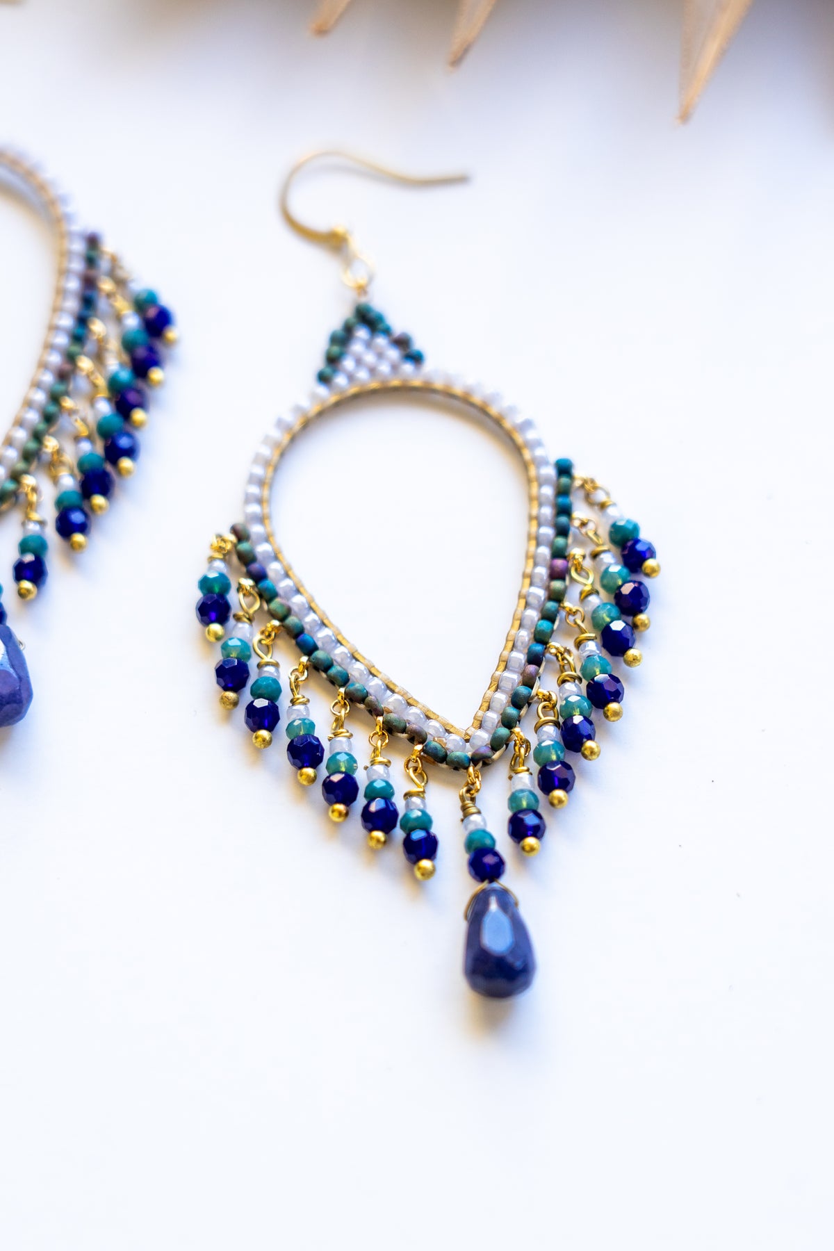 Thai Crystal Teardrop Chandelier Earrings | Shop Bali Queen