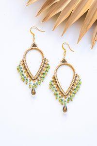 Thai Crystal Teardrop Chandelier Earrings | Shop Bali Queen