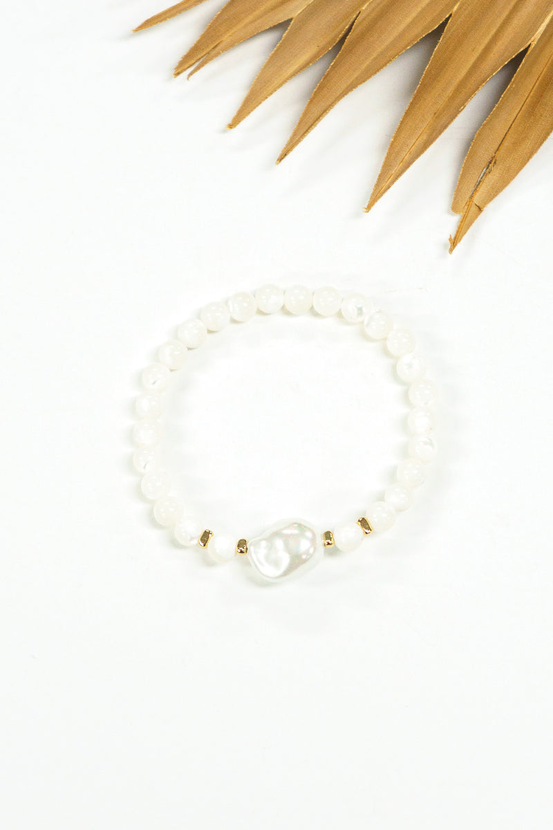 Pearl Tides Stretch Bracelet | Shop Bali Queen