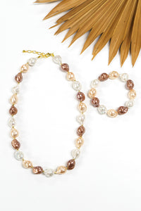 Tidefall Shell Pearl Bracelet | Shop Bali Queen