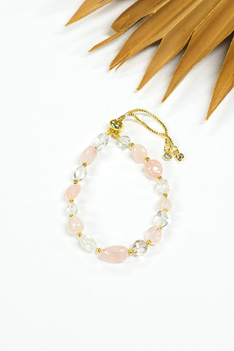 Beach Pebbles Stone & Crystal Bracelet | Shop Bali Queen