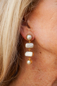 Dasha Pearl Cascade Earring | Shop Bali Queen