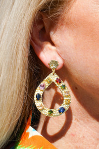 Dasha Teardrop Chalcedony Earring | Shop Bali Queen