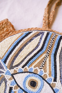 Evil Eye Jute Bag | Shop Bali Queen
