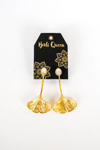 Dasha Chalcedony Lotus Drop Earring | Shop Bali Queen