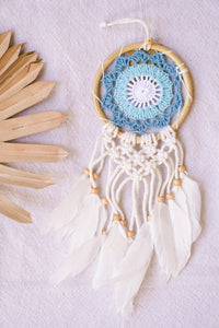 5" Bamboo Dreamcatcher with Macrame