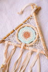 Medium Evil Eye Triangle Dreamcatcher