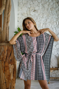 Sumatra Tie-Waist Caftan | Shop Bali Queen