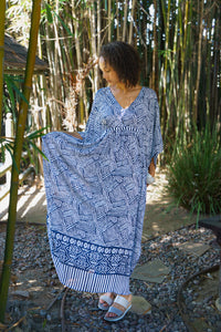 Mojave Cinched Long Caftan | Shop Bali Queen