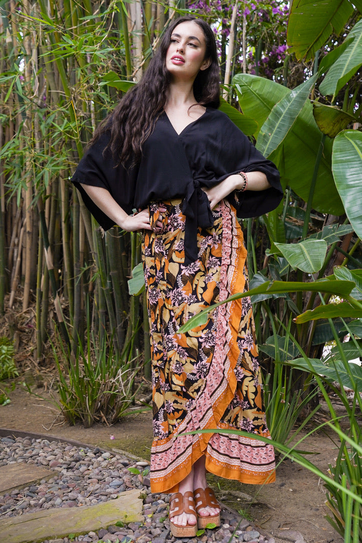Flora Wrap Skirt | Shop Bali Queen