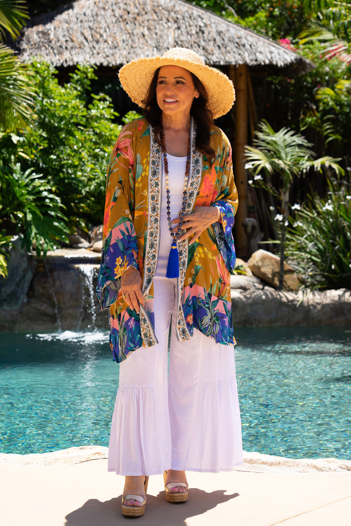 Bombay Short Jeweled Kimono | Shop Bali Queen