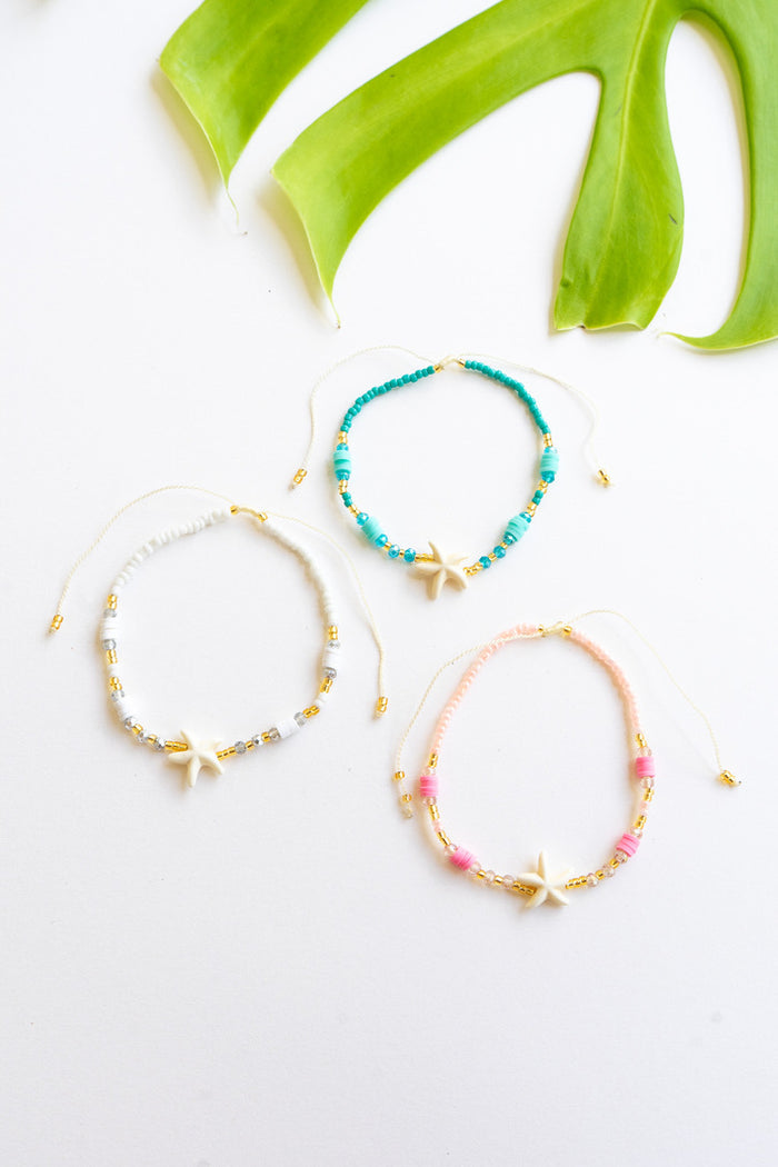 Starfish Fimo Bracelet | Shop Bali Queen