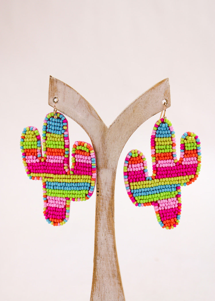 Tiki-licious Cactus Earring