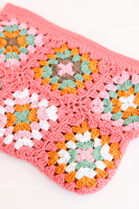 Flower Power Crochet Clutch