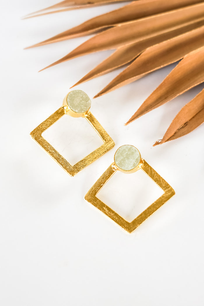 Dasha Quartz Mirage Earring | Shop Bali Queen