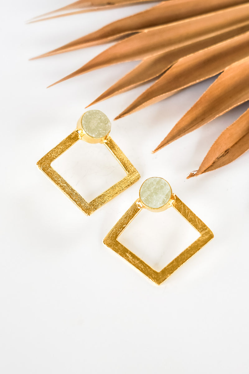 Dasha Quartz Mirage Earring | Shop Bali Queen