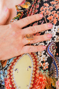 Dasha Smokey Topaz Gem Ring | Shop Bali Queen