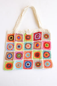 Flower Power Crochet Tote