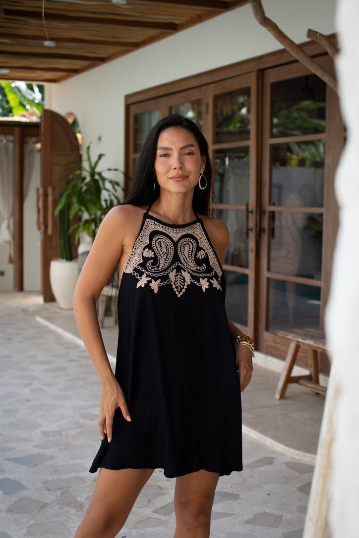 Kate Mini Halter Dress | Shop Bali Queen