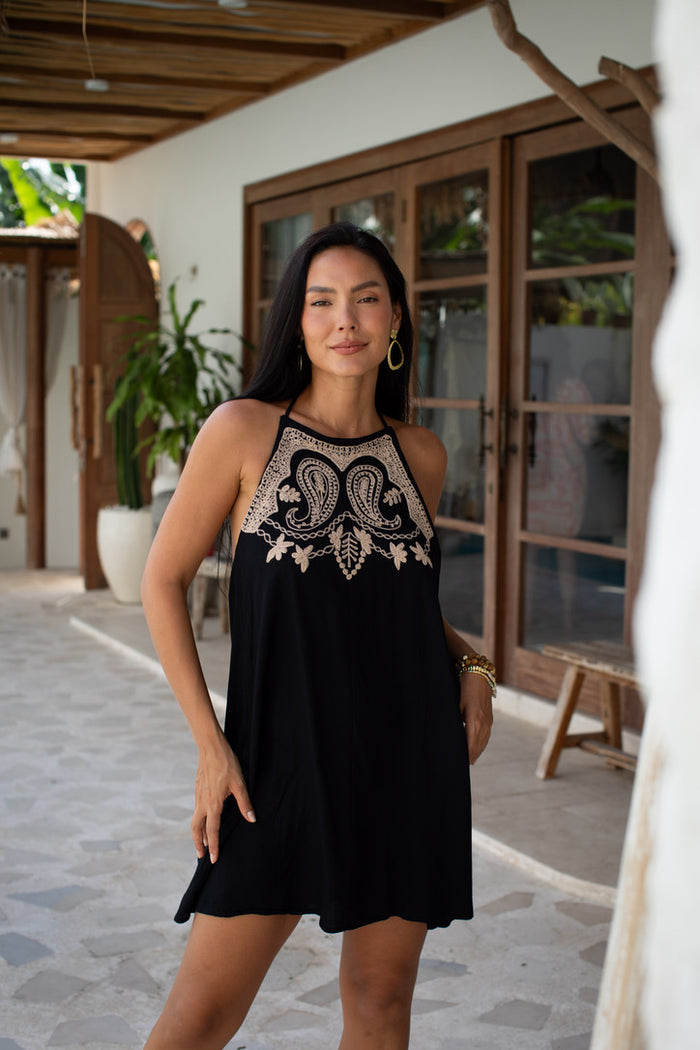 Kate Mini Halter Dress | Shop Bali Queen