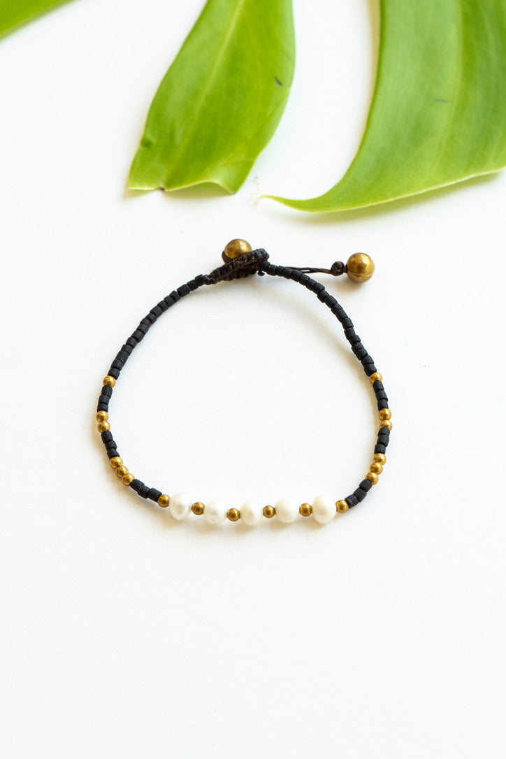 5-Pearl Delicate Bracelet | Shop Bali Queen