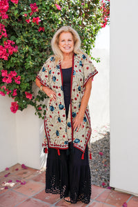 Boho Blossom Long Kimono | Shop Bali Queen