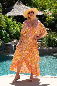 Beach Blossom Wrap Skirt | Shop Bali Queen