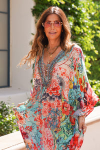 Bombay Jeweled Long Caftan | Shop Bali Queen