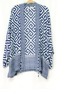 Tribal Tides Tie Kimono