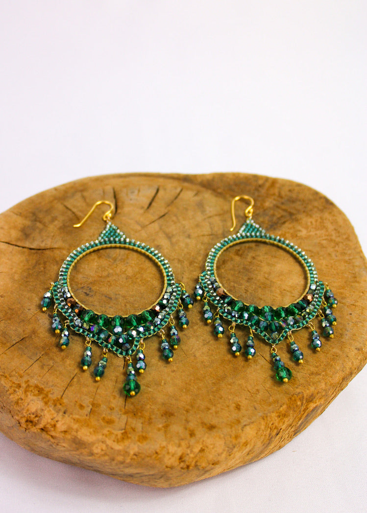 Bollywood Thai Chandelier Earrings