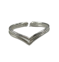 Herringbone Adjustable Alloy Ring