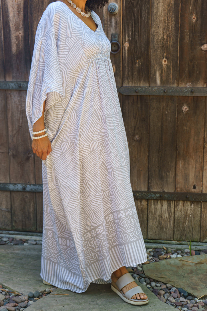 Mojave Cinched Long Caftan | Shop Bali Queen