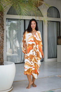 Kiki Open Shoulder Caftan | Shop Bali Queen