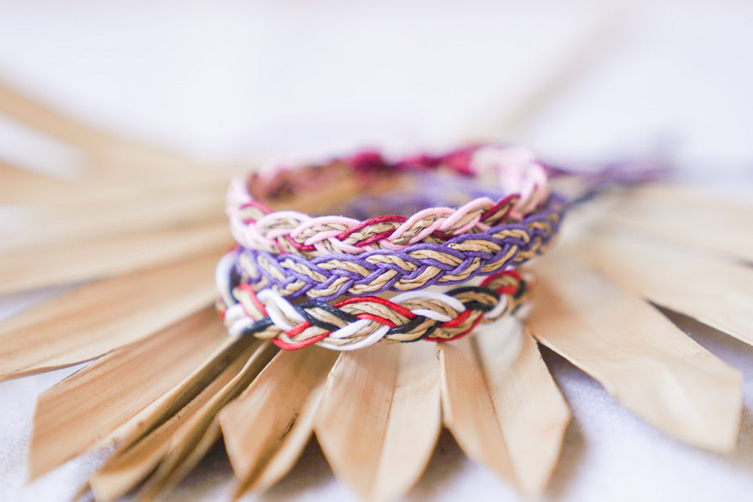 Tri-Color Woven 40Pc Bracelet Tube | Shop Bali Queen