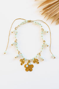 Golden Bloom Charm Necklace | Shop Bali Queen
