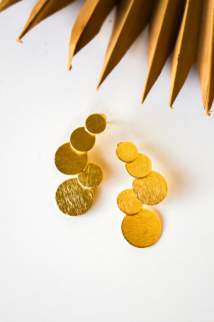 Golden Sundial Earring | Shop Bali Queen
